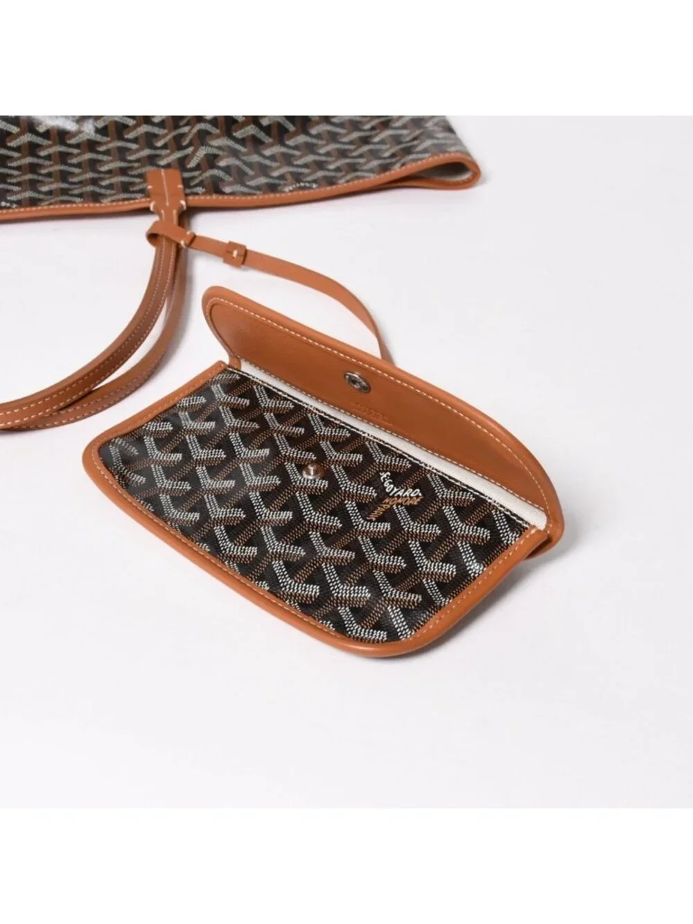 Goyard Saint Louis GM Brown Tote Bag